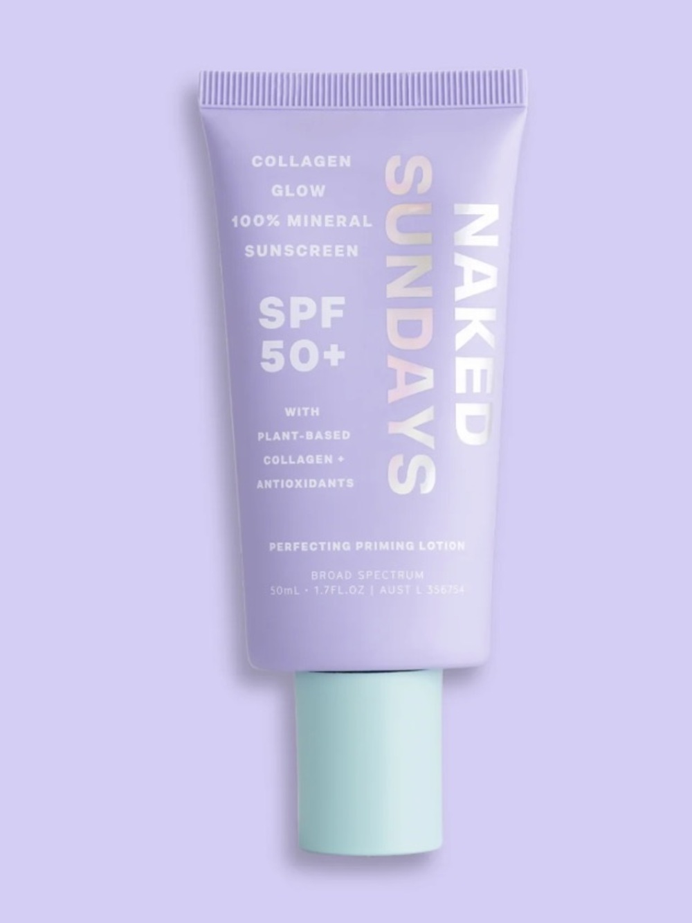 Naked Sundays SPF50 Collagen Boost Perfecting Priming Lotion